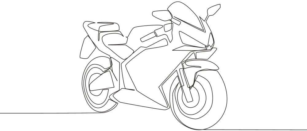 ligne moto